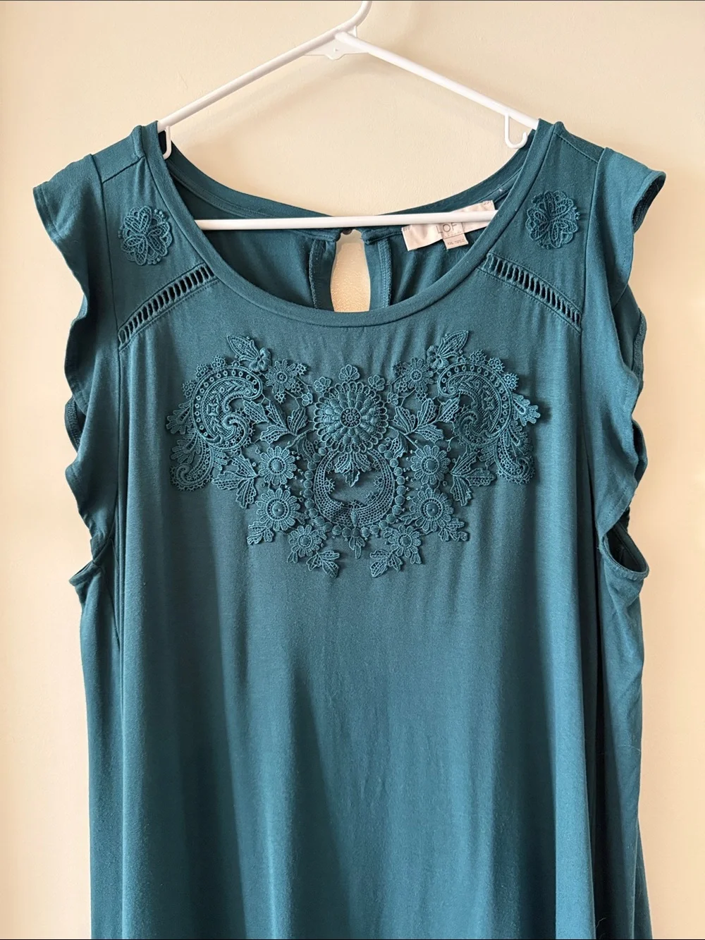Loft Flutter Sleeve Swing Dress - Picture 3 of 7